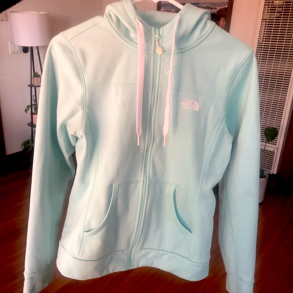 The North Face Seafoam Full Zip Jacket, size Small